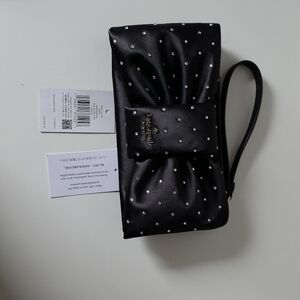 Kate Spade Black Polka Dot Wristlet